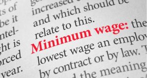 Minimum Wage in a dictionary