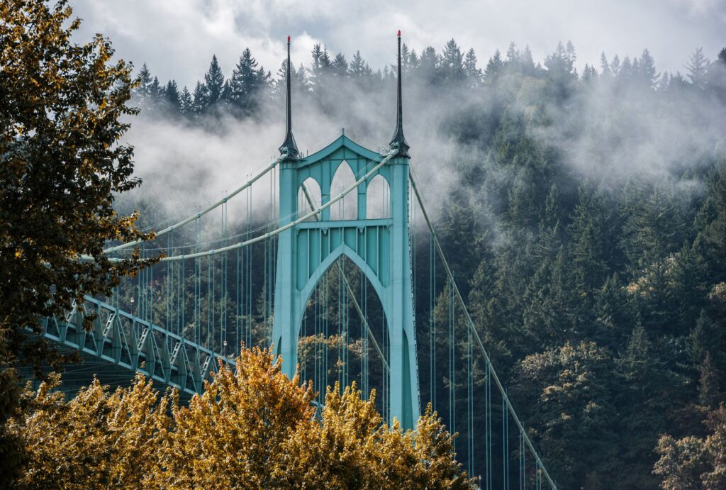 Portland Oregon St. John's Bridge Image for Business Attorney Website