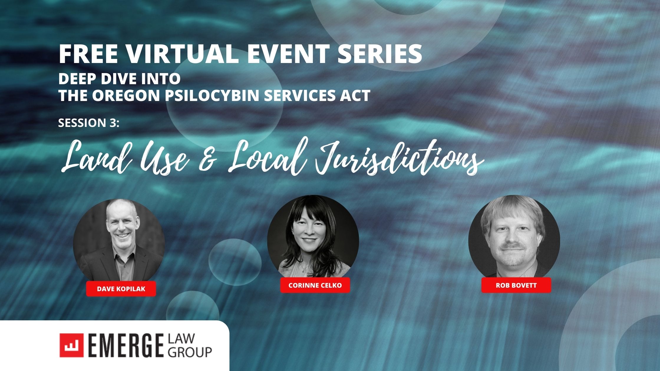 FREE Virtual Event Series – Deep Dive Into the Oregon Psilocybin Services Act:  Land Use and Local Jurisdictions (Session 3)