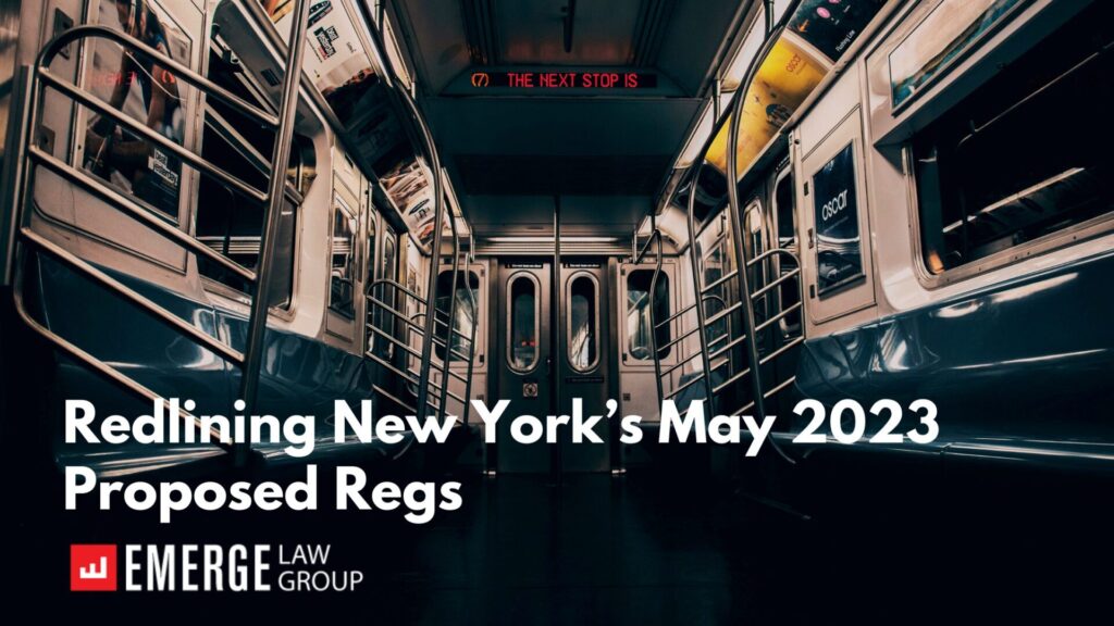 Redlining New York's May 2023 Proposed Regs
