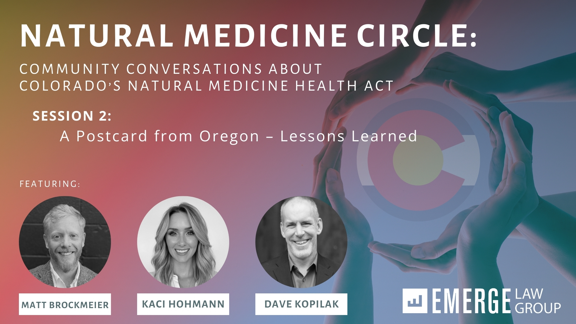 Natural Medicine Circle – Session 2: A Postcard from Oregon – Lessons Learned